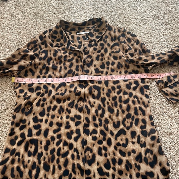 Reformation Leopard Print Button Down Shirt - Picture 8 of 8